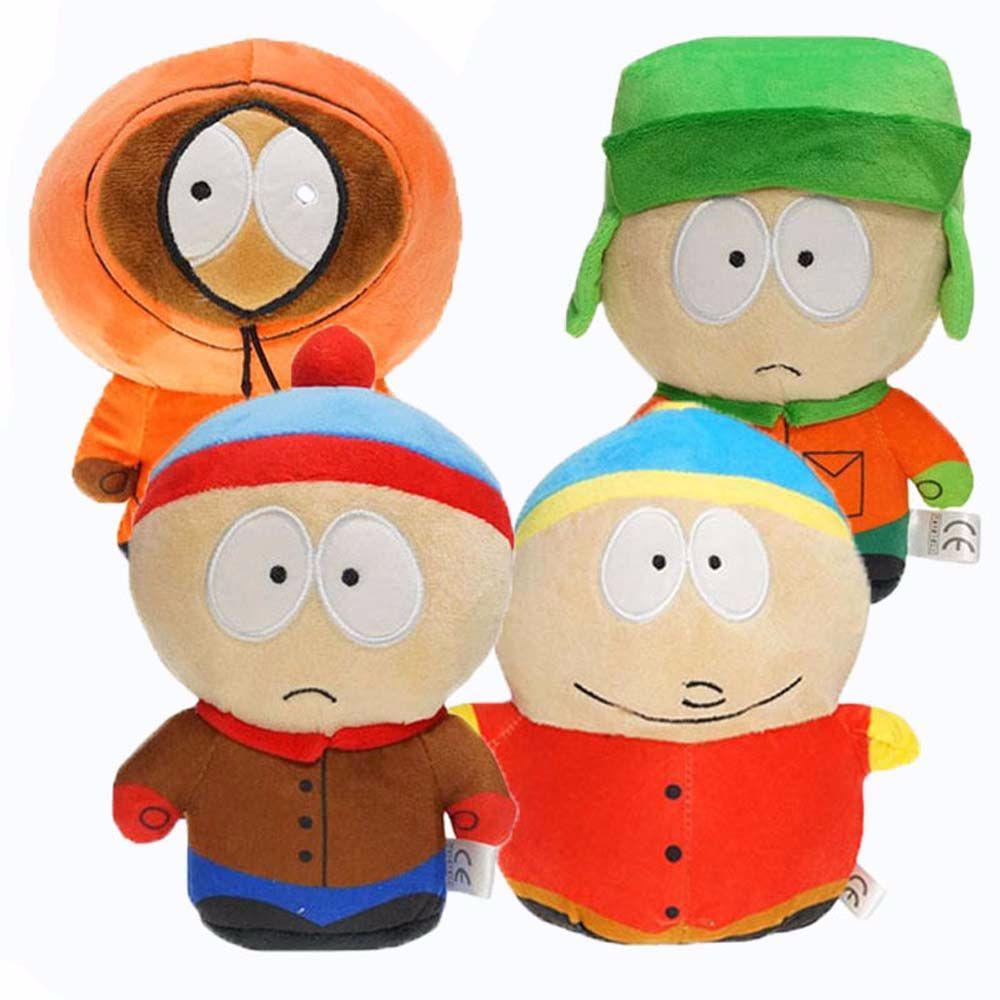 Lanfy The South Parks Lucu Lembut Boneka Hadiah Anak Kyle Kartun Cartman Game-Boneka Kenny Boneka Mewah