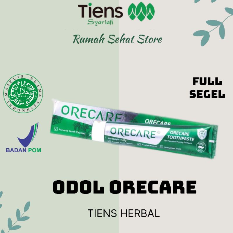 Pasta Gigi Odol Tooth Paste Tiens / Tienshi Herbal Toothpaste Orecare Original