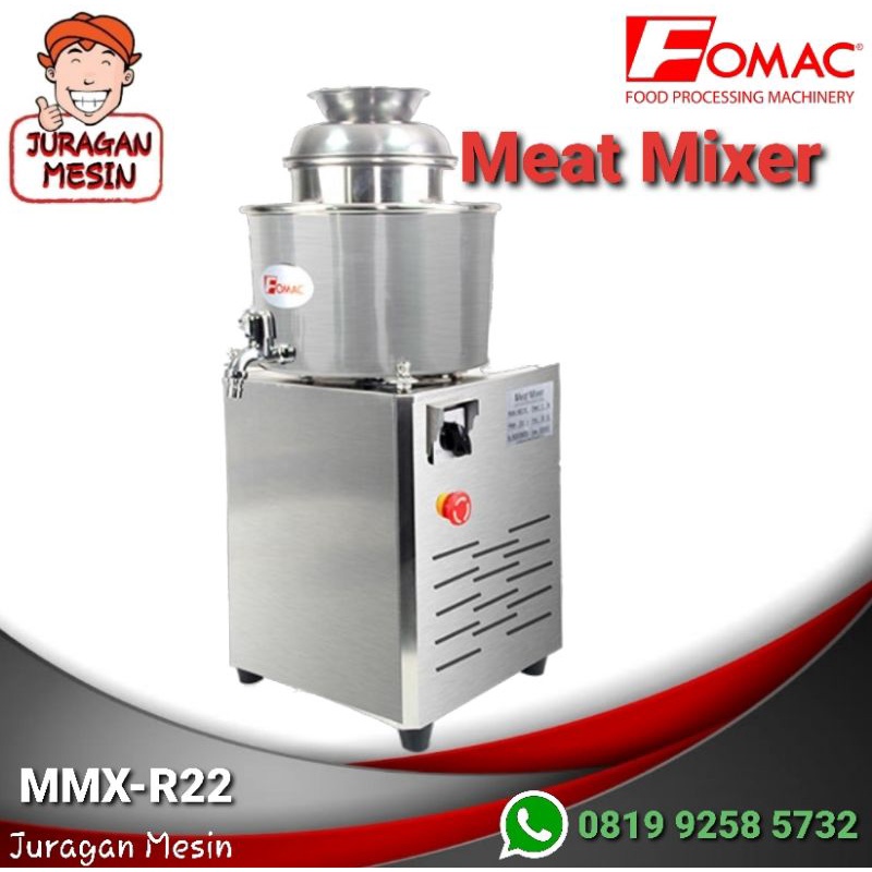 Jual Mesin Meat Mixer Pengaduk Adonan Bakso Daging Mmx R22 Fomac