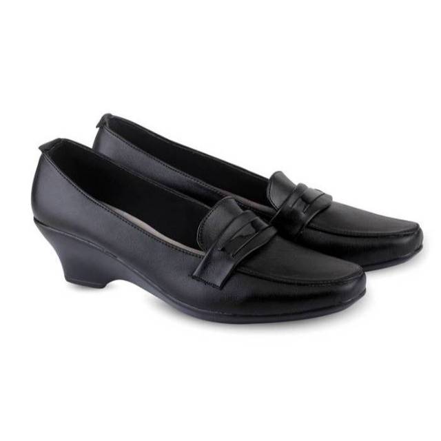 Everflow sepatu wanita hitam VLY015