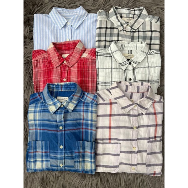 Univ*rsal TH plaid flanel longsleeved shirt