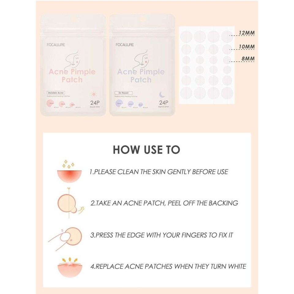 Focallure Acne Patch Focallure Pimple Patch Focallure Acne Pimple Patch Focallure Penutup Jerawat Stiker Jerawat Plaster Jerawat  Plester Jerawat  Masker Jerawat Patch Jerawat Focallur Fucallure Focalure Focallur