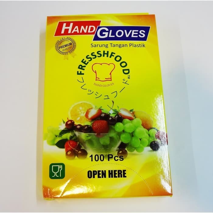 Disposable Hand Gloves / Sarung Tangan Plastik utk Makanan FressshFood