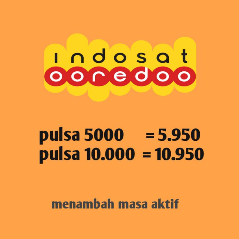 PULSA INDOSAT IM3 TERMURAH 5000 10000 5K 10K