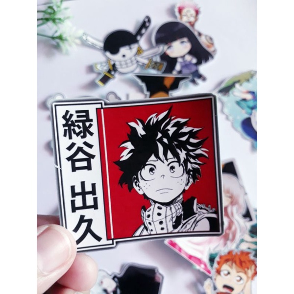 

STIKER IZUKU MIDORIYA KARAKTER BNHA MHA BOKU NO HERO DEKU ANIME BOKU NO HERO STICKERS