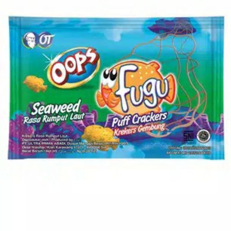 Oops Fugu Crackers renteng isi 10 pcs