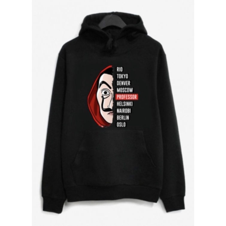 PROFESSOR Jumper Hoodie II PROFESSOR Sweater Hoodie II Sweter Oblong Topi Sz M - XL ( Pria &amp; Wanita / Anak &amp; Dewasa )