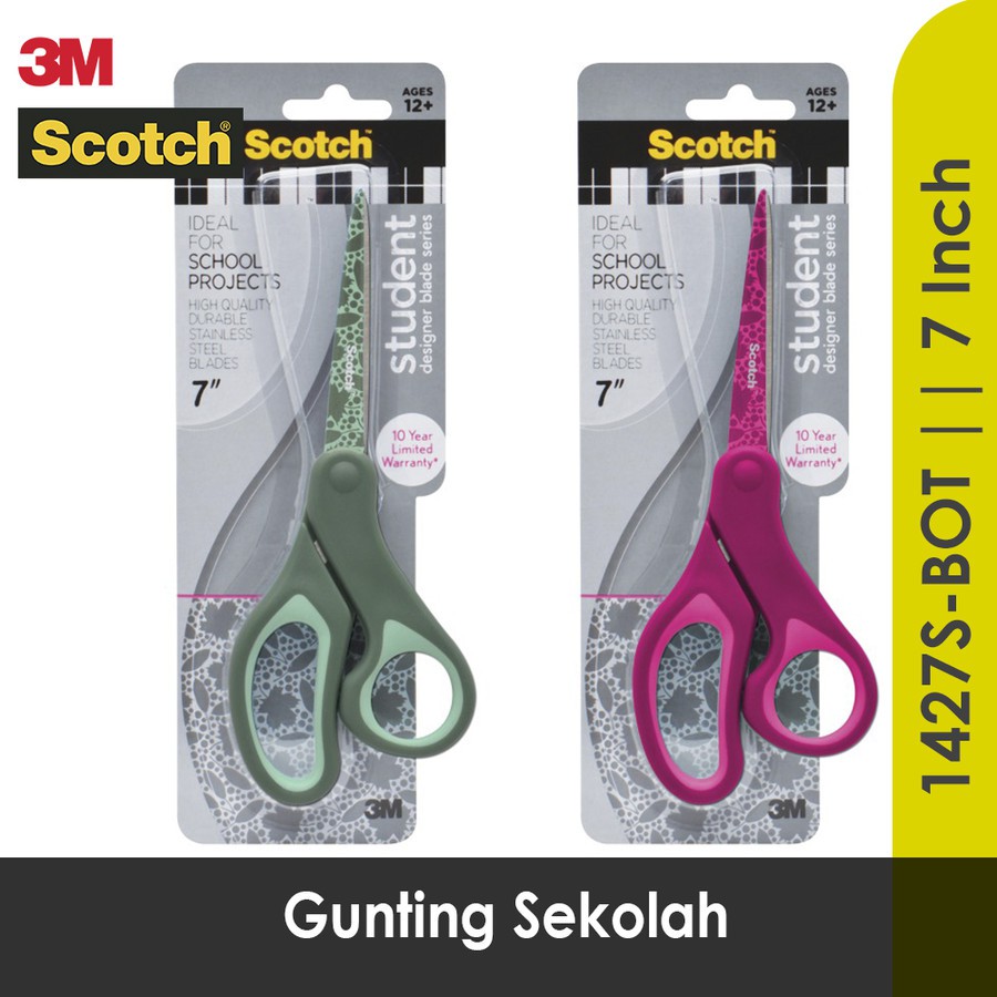 

Scotch 3M Gunting Anak Multifungsi Aman dan Egronomis 7” 1427S-BOT - Hijau