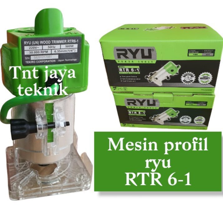 MESIN PROFIL KAYU RYU RTR 6-1 / MESIN TRIMMER ROUTER KAYU RYU / MESIN PROFIL KAYU