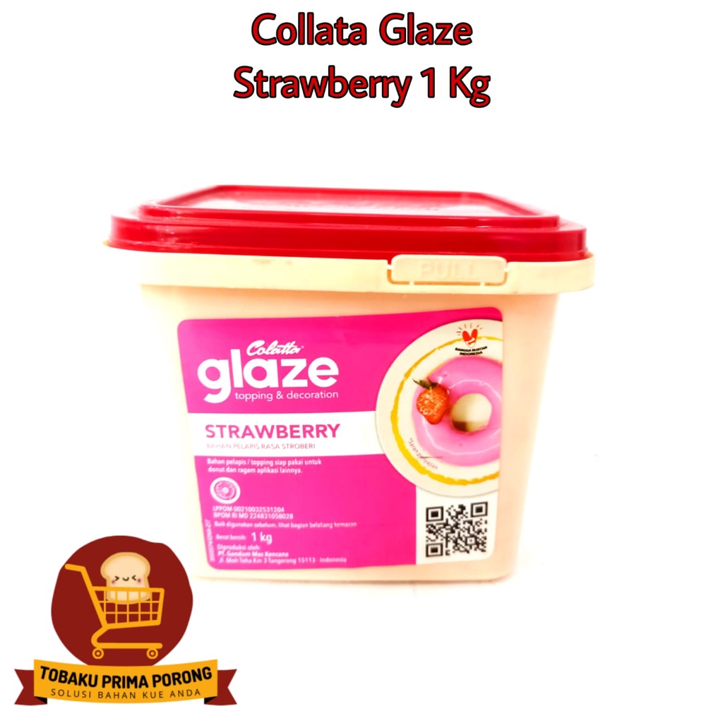 

COLLATA GLAZE STRAWBERRY KEMASAN 1 KG