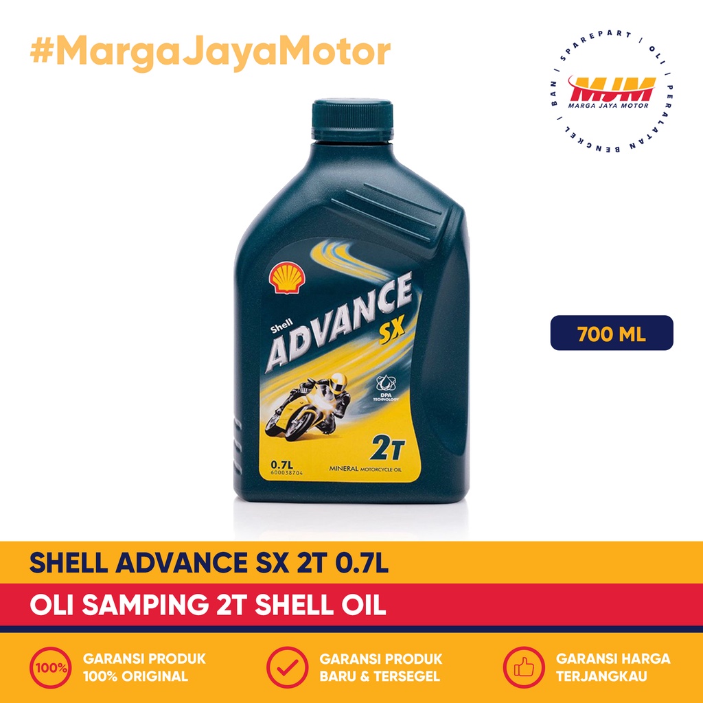 Shell Advance SX 2T 700ml Oil Samping Shell 0.7L