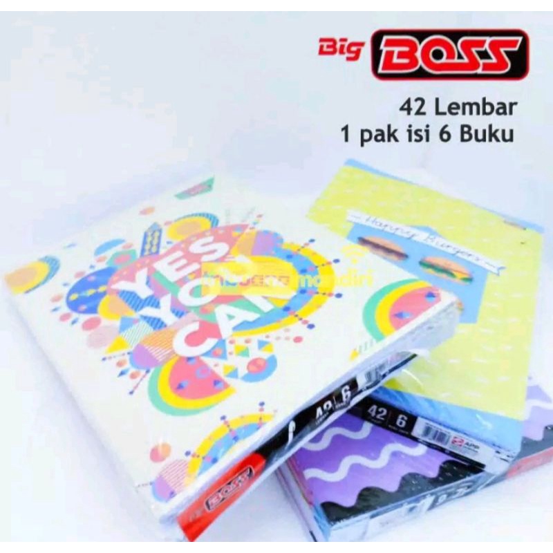 

BUKU TULIS BIG BOSS-42 LEMBAR(pack)