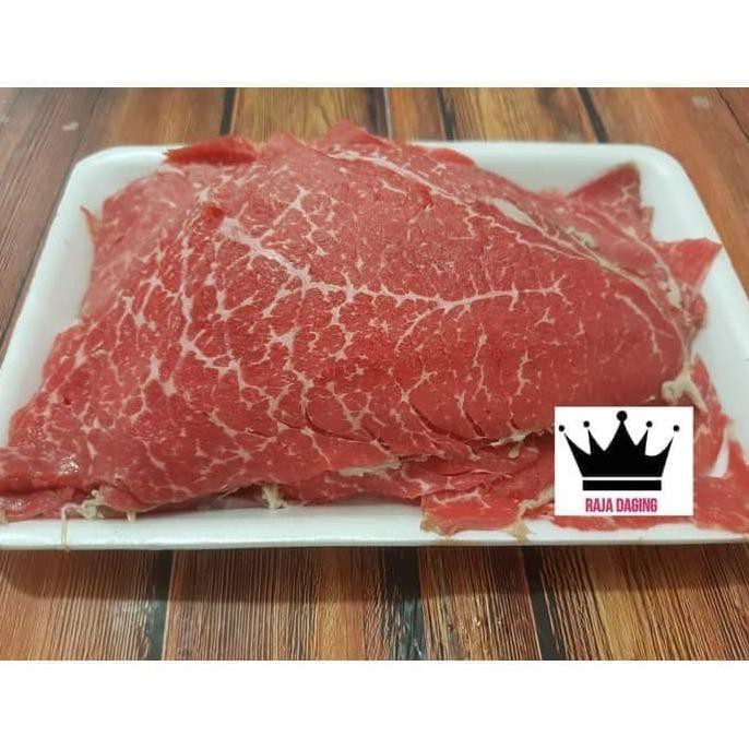 

Wagyu Beef Slice Sukiyaki/Shabu/Teriyaki Mb 4++ @500Gr- High Quality Bbshop555