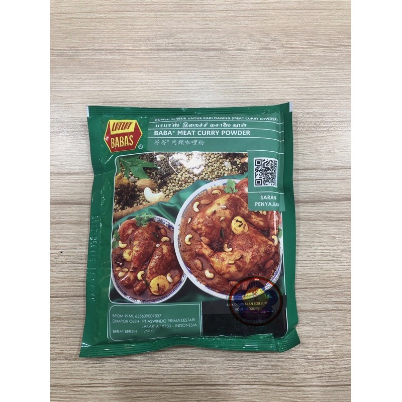 

Babas Meat Curry Powder / Bubuk Kari Vegetarian