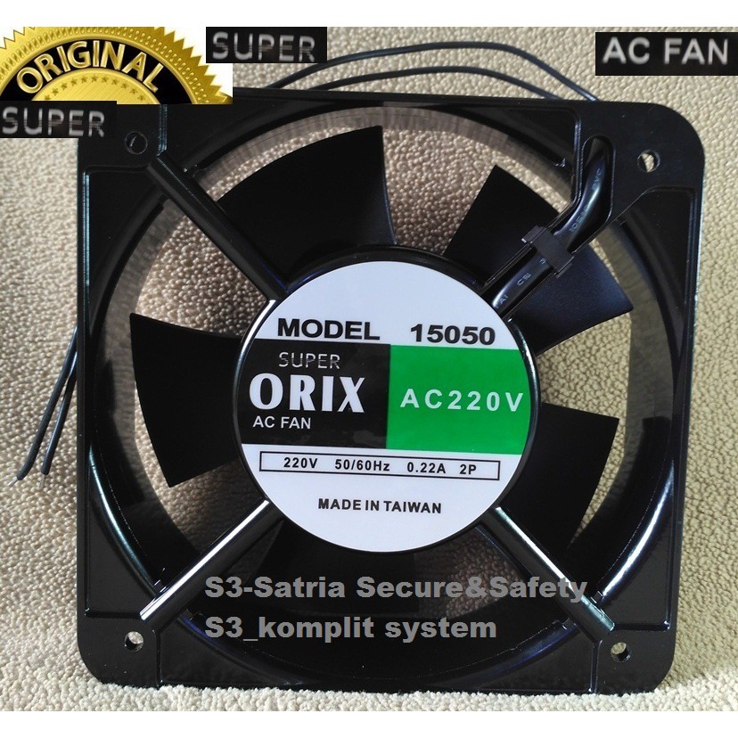 Cooling FAN AC 15CM / Kipas Fan panel ORIX AC 220V Ball Bearing