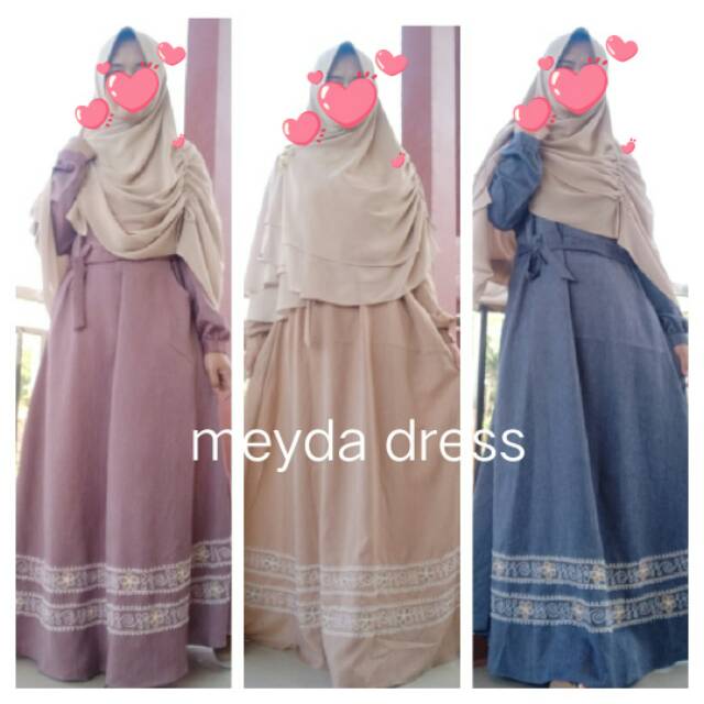 Gamis katun gamis syari fashion muslim