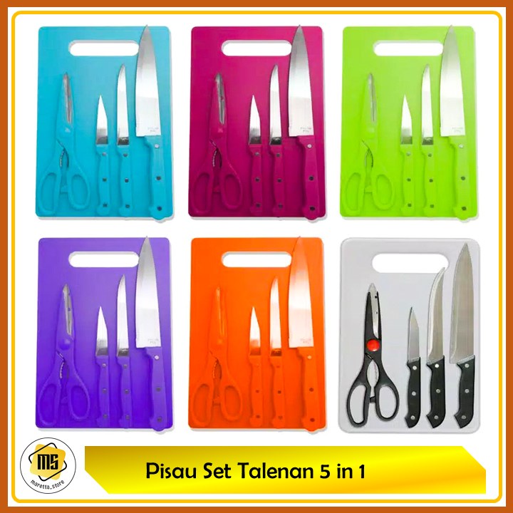Diskon Pisau Set Talenan 5in1 LbjgK7fOGK5nq