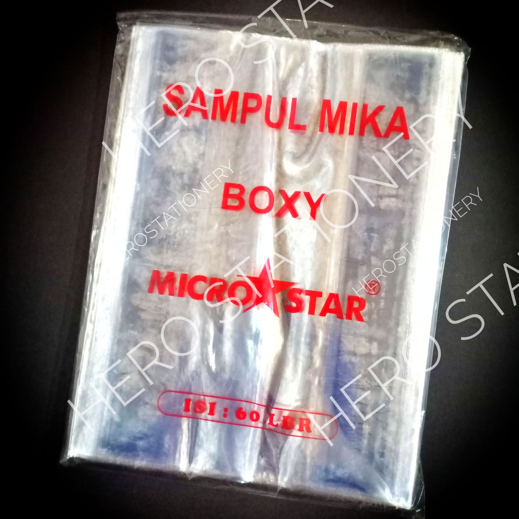 

Sampul buku boxy mika microstar . 60 lembar