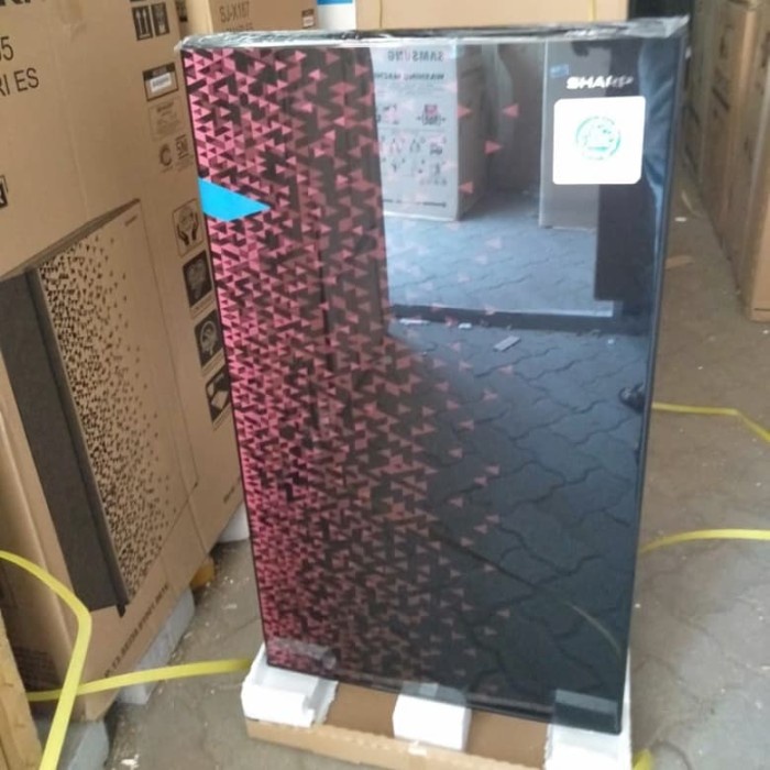 Kulkas 1 Pintu SHARP SJ 165 MG GB/GR 133 Liter SHINE Glossy Door Anti Gores Garansi 5 Tahun