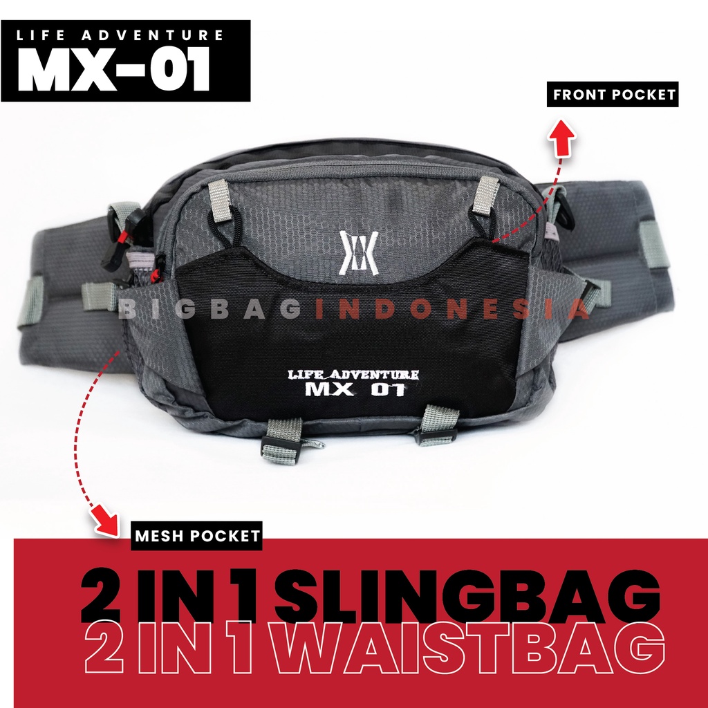 PTS -Tas Selempang Tas Selempang GEAR BAG LIFE MX 01 Adventure Original SH