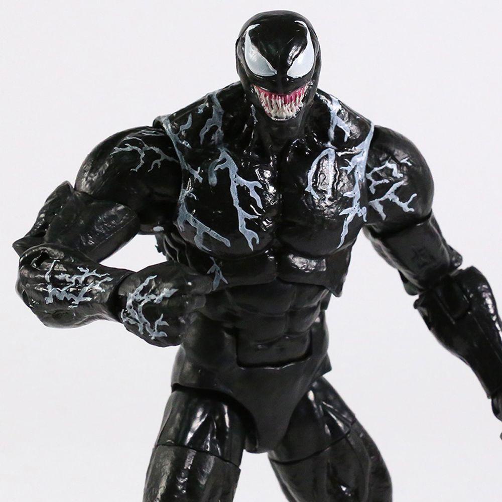 Koleksi Action Figure Venom Agustina 7-Inch Marvel Joint Mainan Model Bergerak