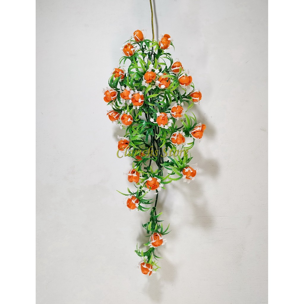 Rambat Bunga Karmila Pretty - Hiasan Bunga Plastik Dinding Pajangan Interior Rumah Kantor Terbaik-4