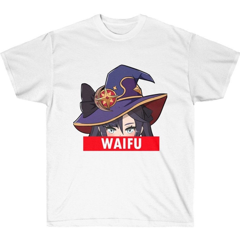 Tshirt Genshin Impact Mona as waifu kawaii Girl Character Game