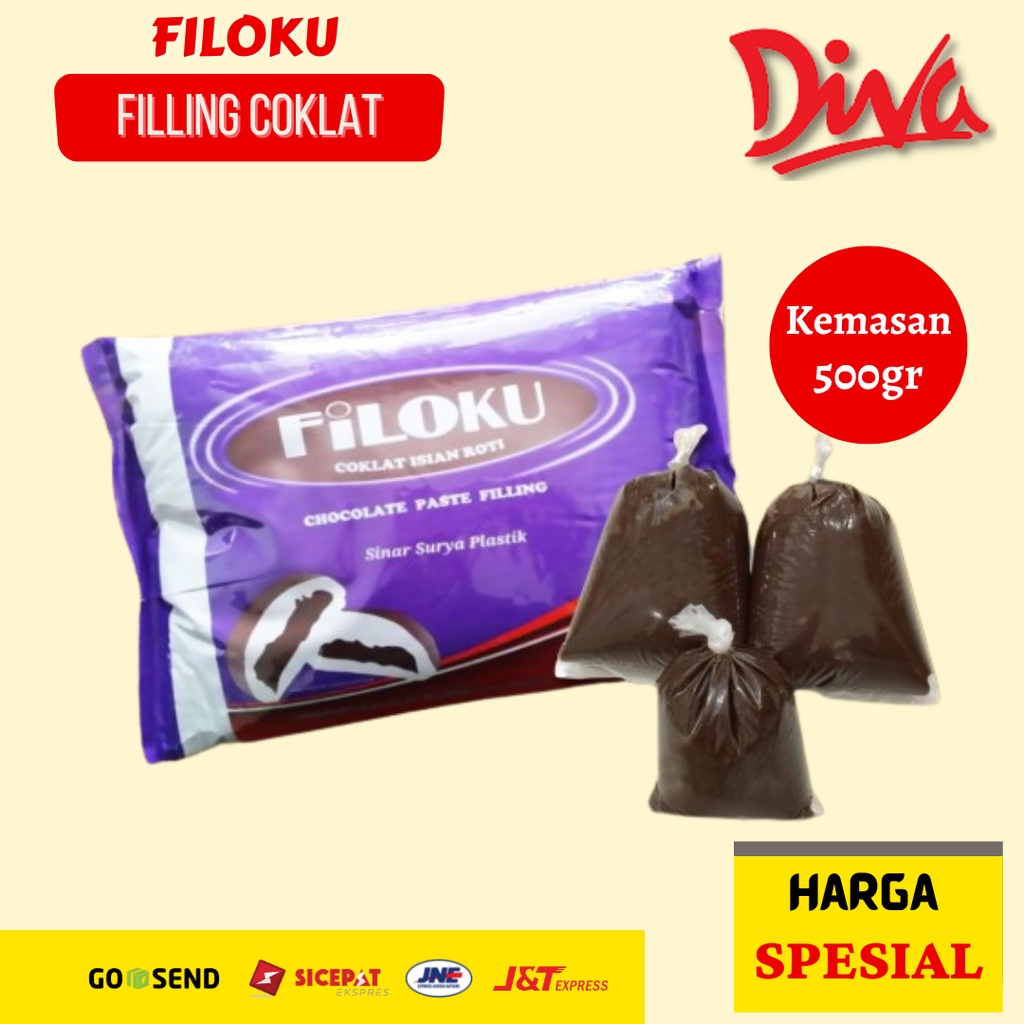 

[500gr] Filoku Filling Coklat / Isian Coklat