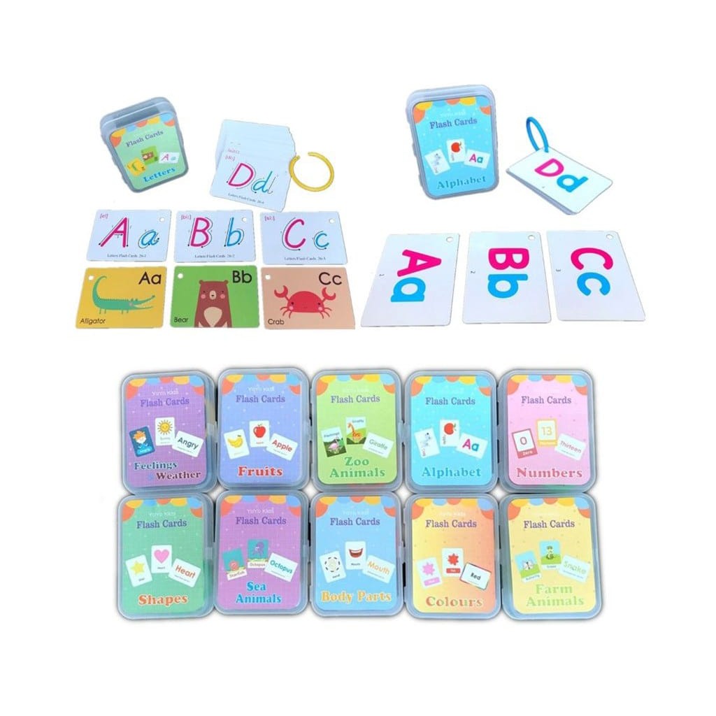 yoyo children flashcard - flash cards kartu belajar bahasa Inggris