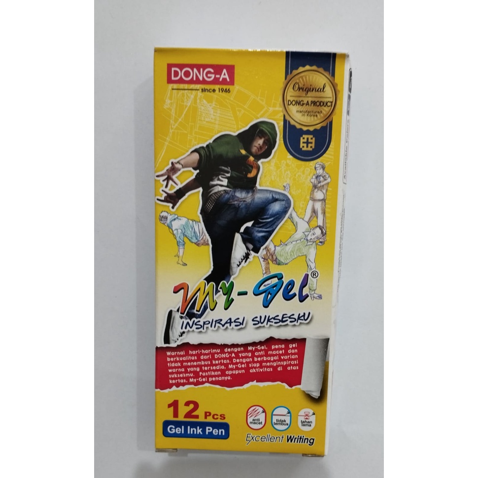 

(Per Kotak) Pulpen MyGel Dong-A 0.5mm