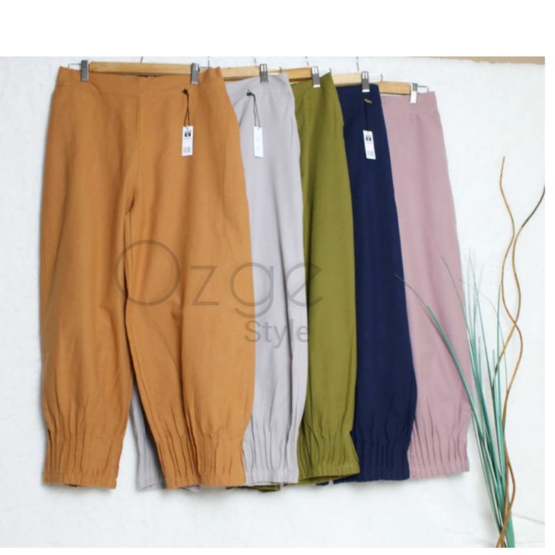 CELANA KULOT KOREA LINEN PREMIUM / CELANA KASUAL WANITA MODEL TERBARU MUAT SAMPAI SIZE XL