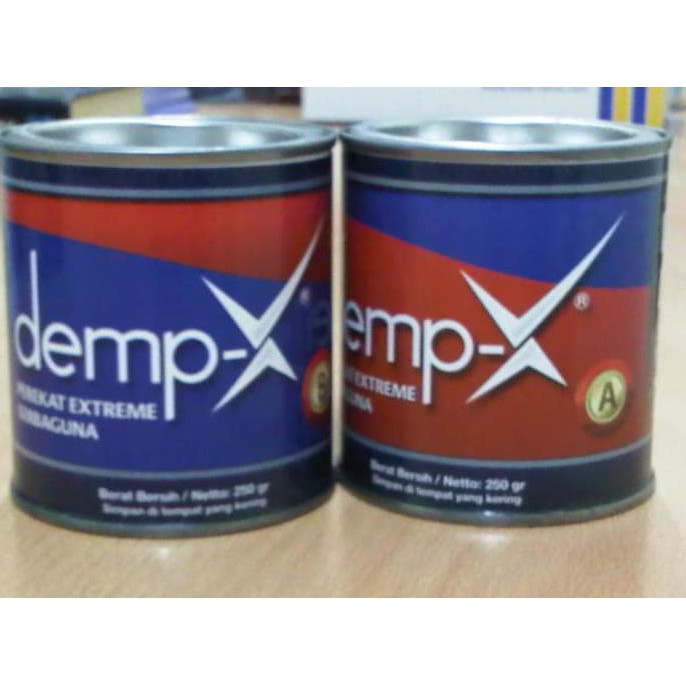 

TERLARIS Lem Epoxy Demp-X, lem 2 komponen. 0.5kg set