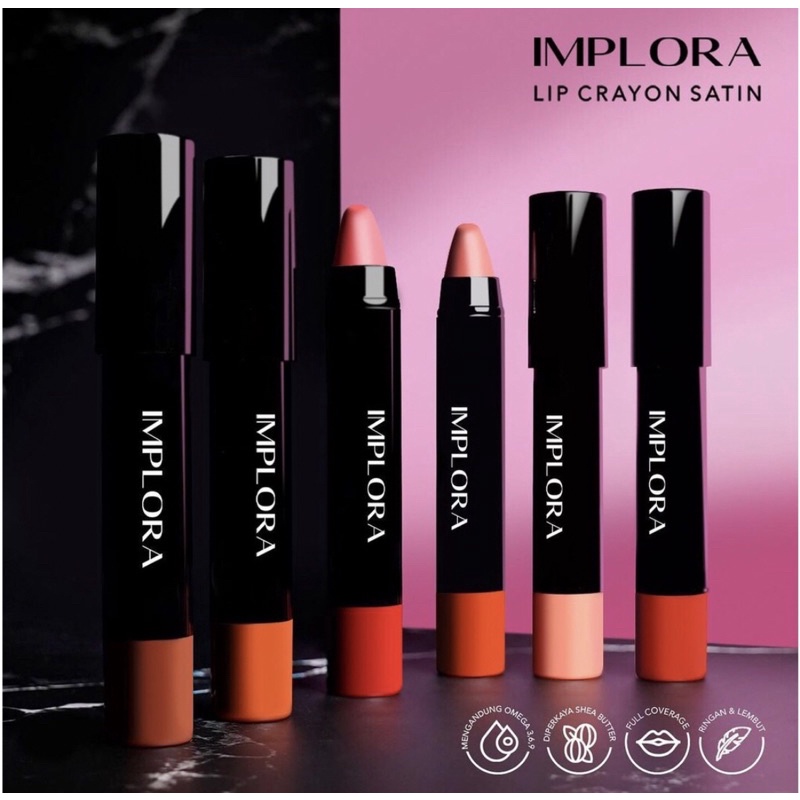 IMPLORA LIP CRAYON SATIN implora crayon lip