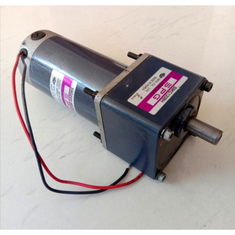 Dc Gearbok Motor SPG 90V 200W Ratio 1 : 120 Model S9D200-90CH