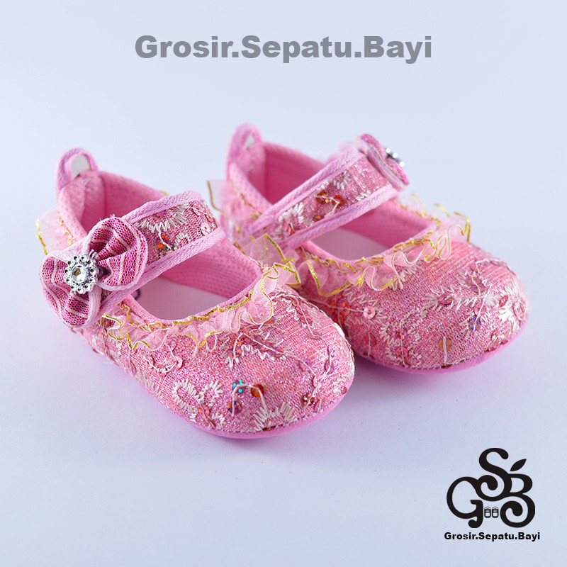 sepatu bayi baby shoes prewalker perempuan umur 2 - 14 bulan model PRINCESS CANTIK