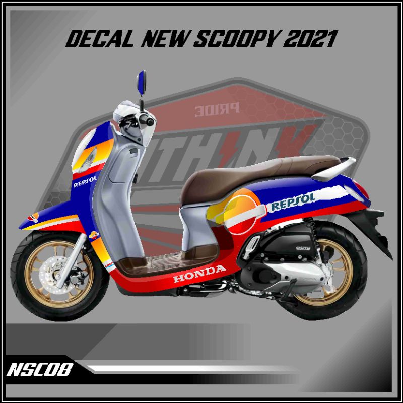 decal sticker scoopy 2021 repsol 08