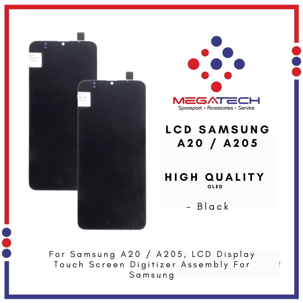 LCD Samsung A20 / A205 Fullset Touchscreen