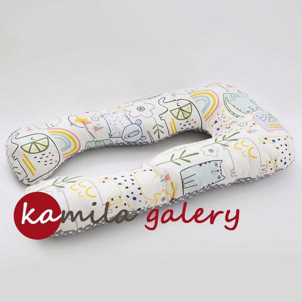 Bantal Hamil Bantal Bumil Perlengkapan Ibu Hamil / Bantal ibu Menyusui Model U-Shaped Nursing Pillow