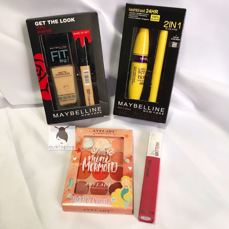 PAKET MAYBELLINE MAKEUP PROMO IMLEK 6in1
