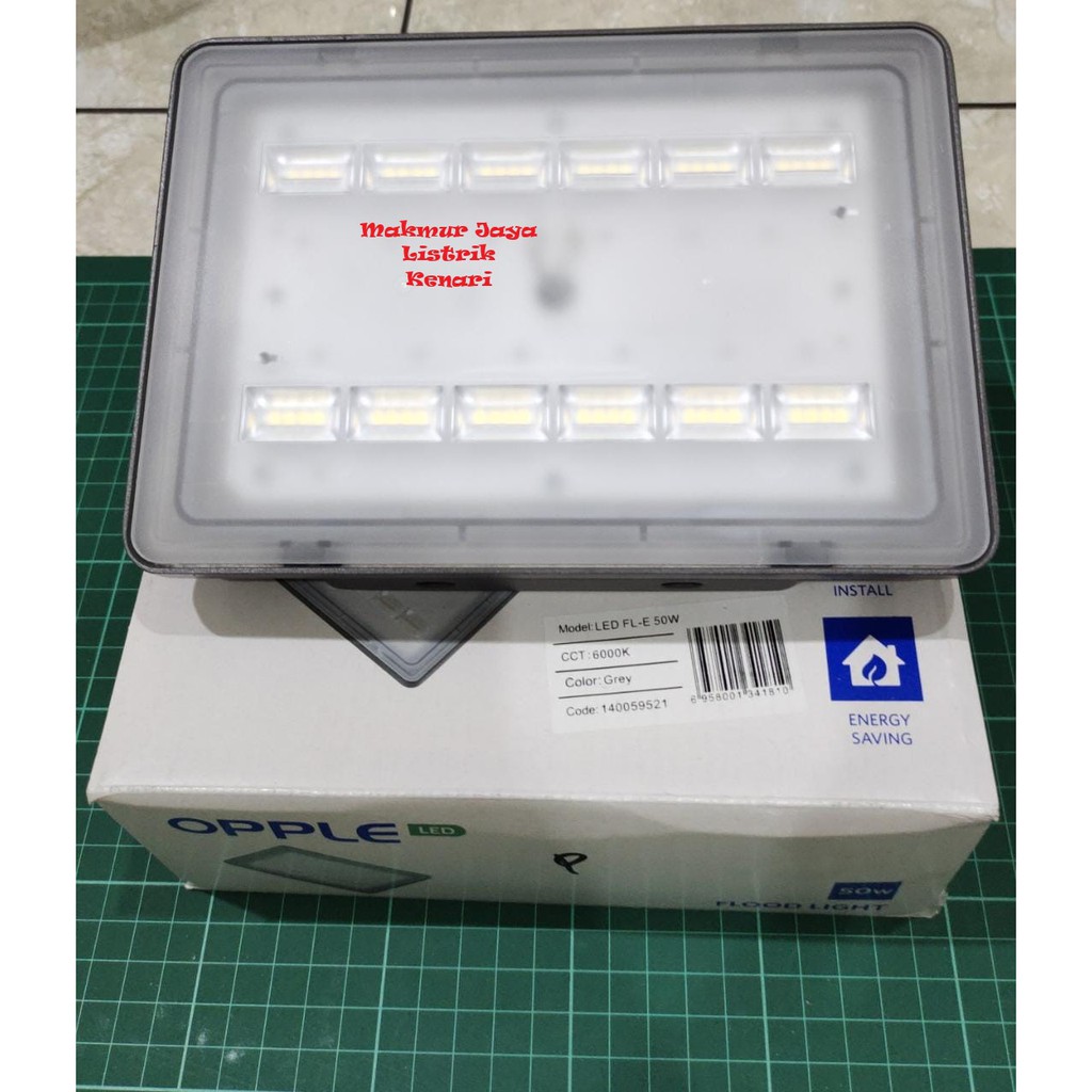 Floodlight ESII 30w 50w Opple 30 watt 50 Watt Lampu Tembak Putih Kuning Sorot