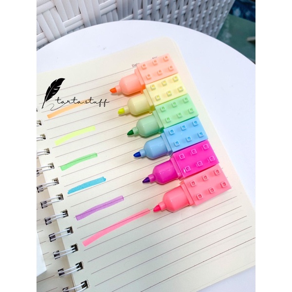 

STABILO LEGO MAINAN WARNA PASTEL NEON SET 6 WARNA FRESH BERKUALITAS IMPORT