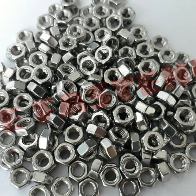 100 PC Mur M4 Stainless Steel 4mm mili sus 304 anti karat