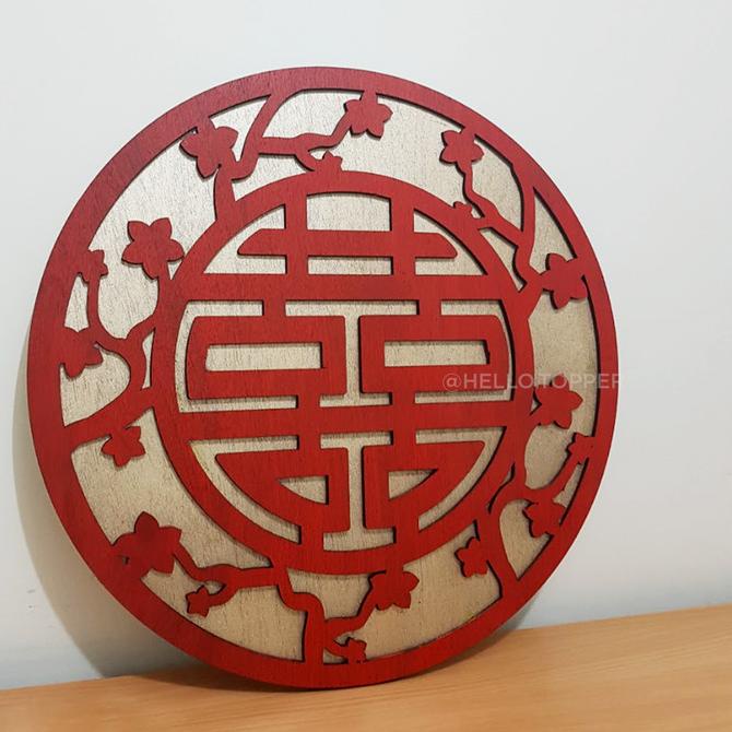 SHUANG XI BACKDROP KAYU / SANGJIT / DEKORASI SANGJIT helloto99 Segera Beli