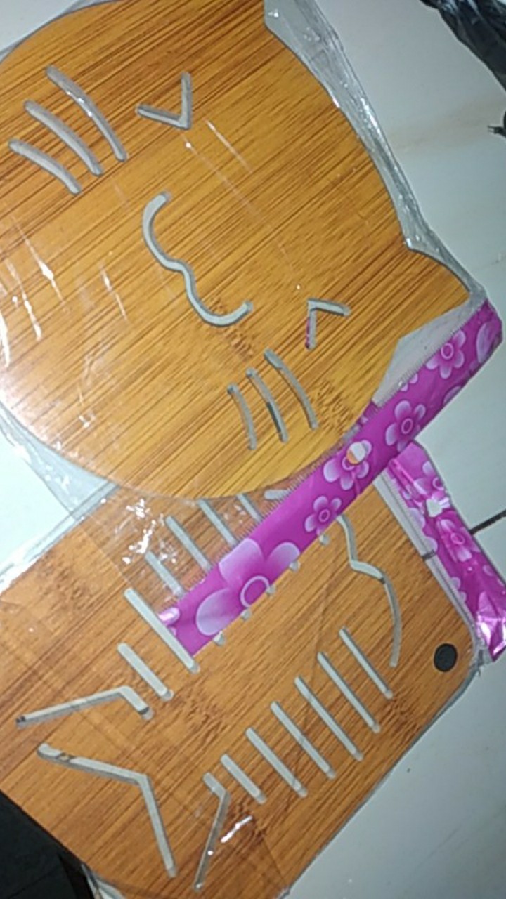 Alas / Tatakan Kayu Gelas Piring Panci Motif Lucu