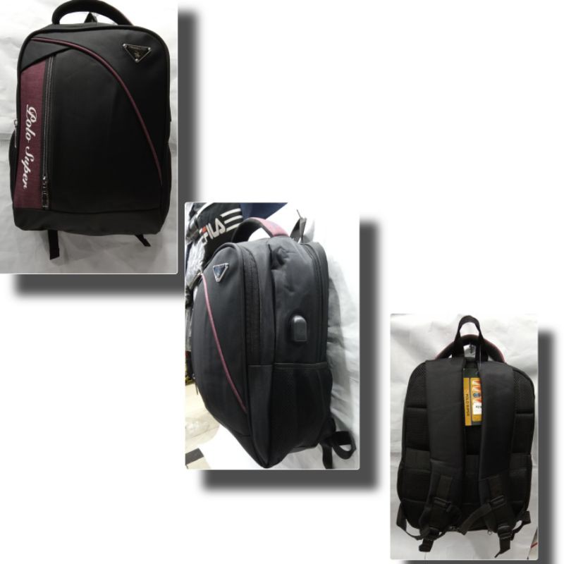 tas ransel laptop polo super 16 inchi