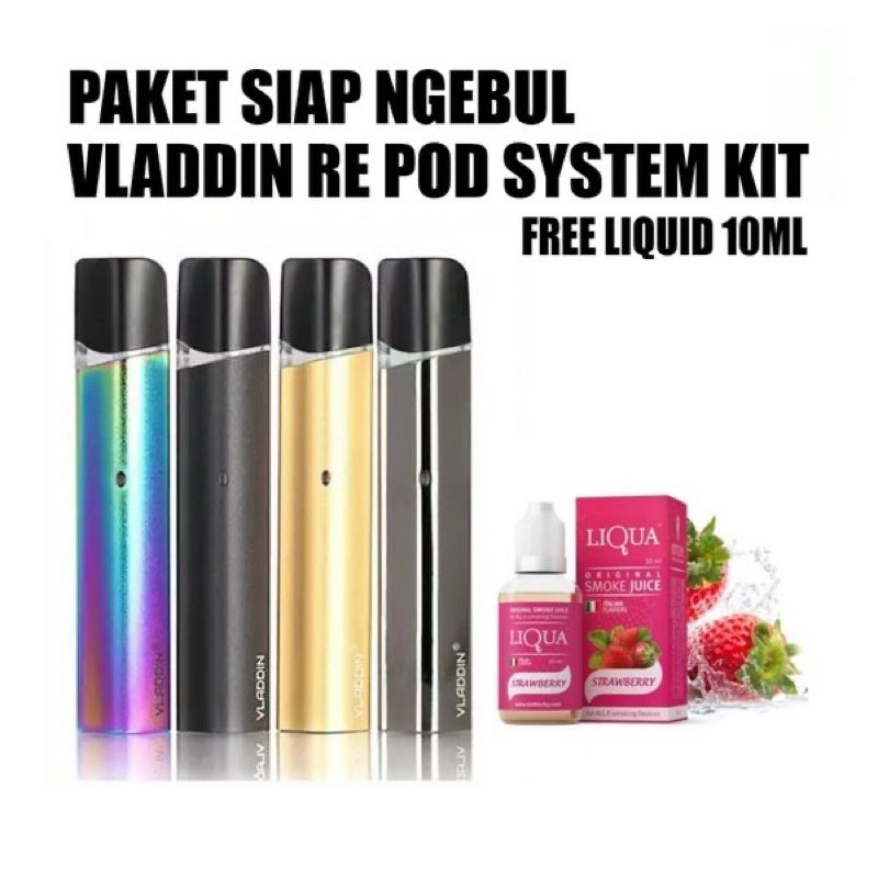 authentic Pod Vladdin RE siap Ngebul