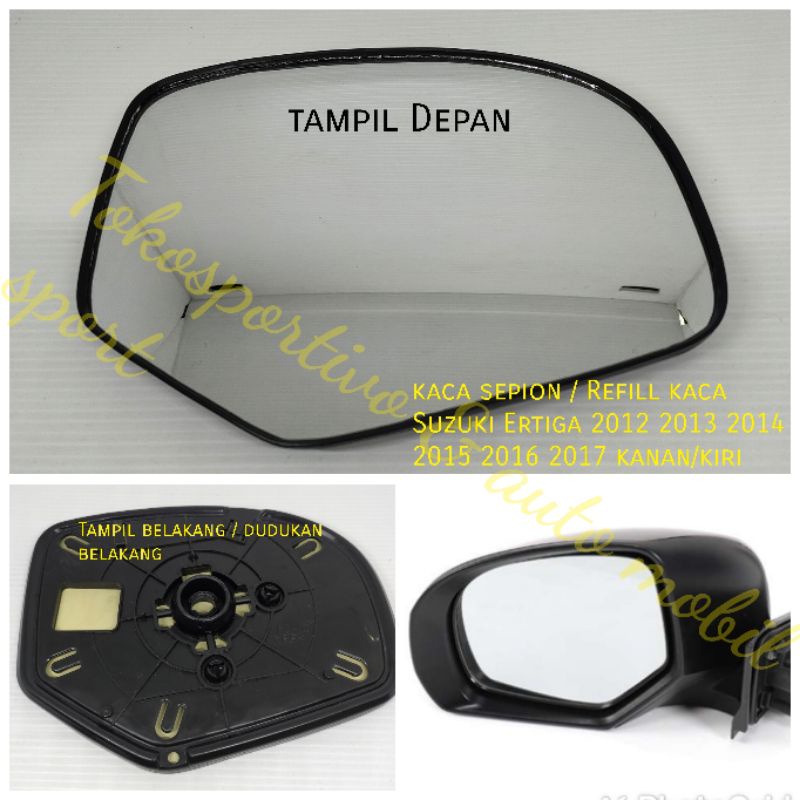 Kaca sepion Suzuki Ertiga 2012 2013 2014 2015 2016 2017 Refill kaca sepion ertiga