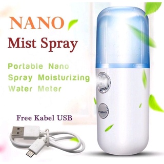nano spray murah Miss Sprite terlengkap dilengkapi dengan charger dan baterai serta berisi air langsung pelembab wajah portable/misteri/(misteri box)