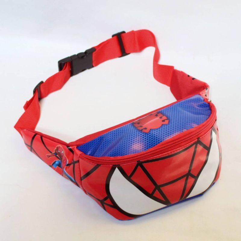 Tas Pinggang Waist bag Anak Karakter superhero / LoL / real pict