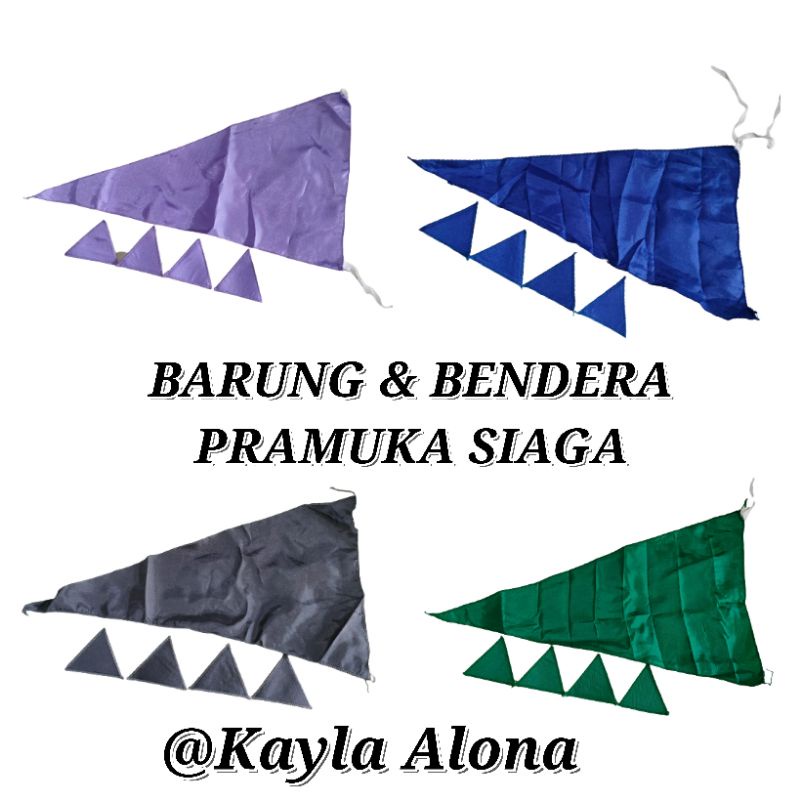 BENDERA &amp;  BARUNG PRAMUKA SIAGA